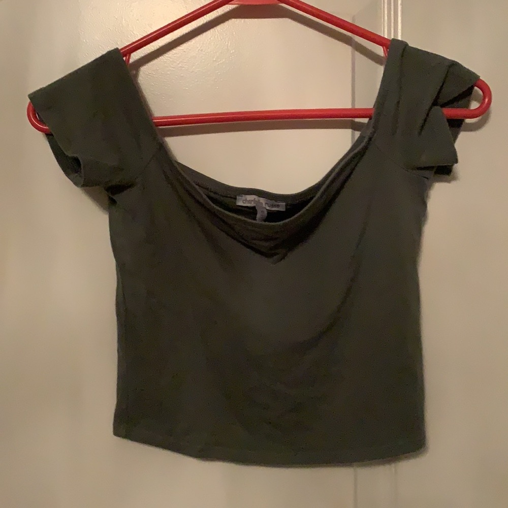 Off the shoulder crop top - Picture 2 of 2